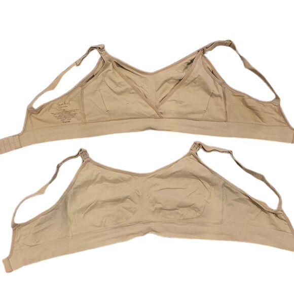 10pc Maternity Clothing Lot All Medium Nursing Tops Dresses Pants Bra - Picture 8 of 13